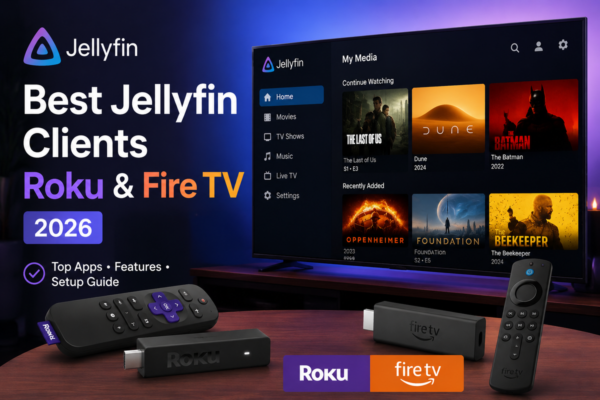 Best Jellyfin Clients for Roku and Fire TV in 2026