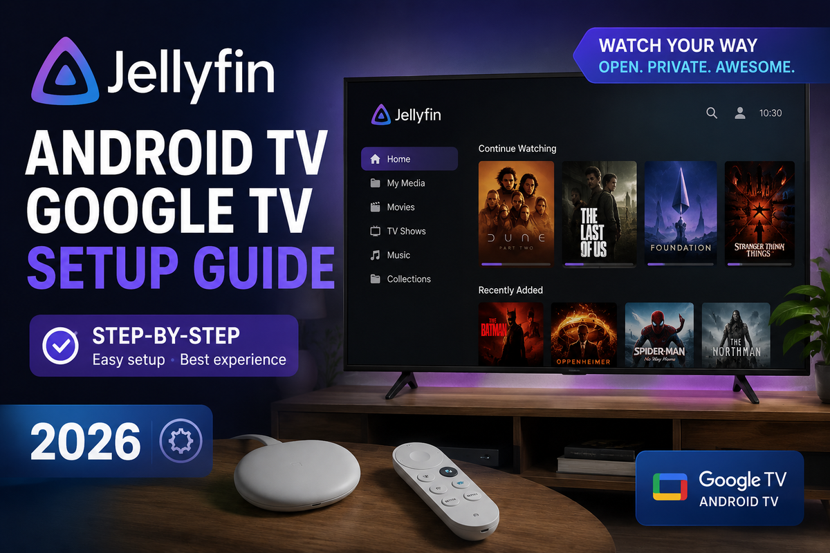Jellyfin on Android TV and Google TV: Complete Setup Guide (2026)