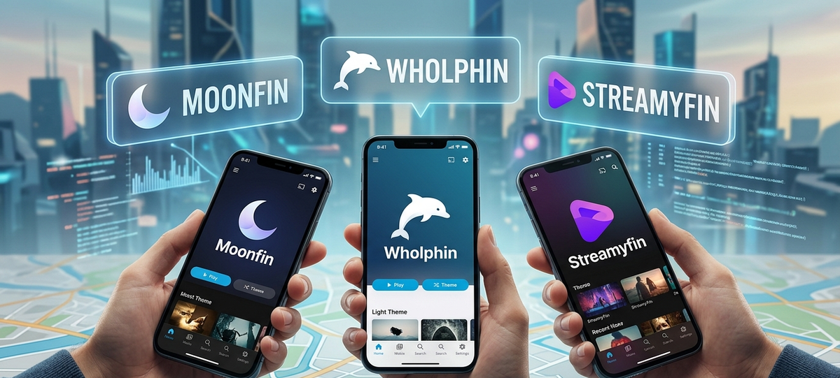 Moonfin vs Wholphin vs Streamyfin: Best Jellyfin Mobile & TV Client in 2026