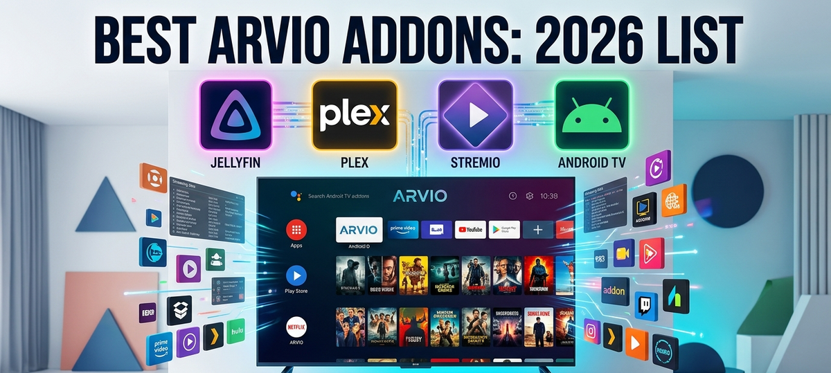 Best Arvio Addons in 2026: Complete List for Jellyfin, Plex & Stremio on Android TV