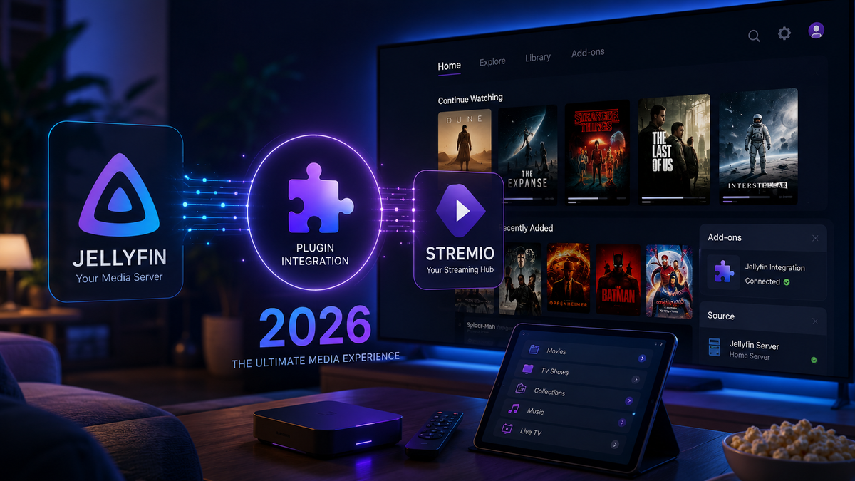 Jellyfin + Stremio with Gelato: Stream Any Catalog Directly in Your Library (2026 Guide)