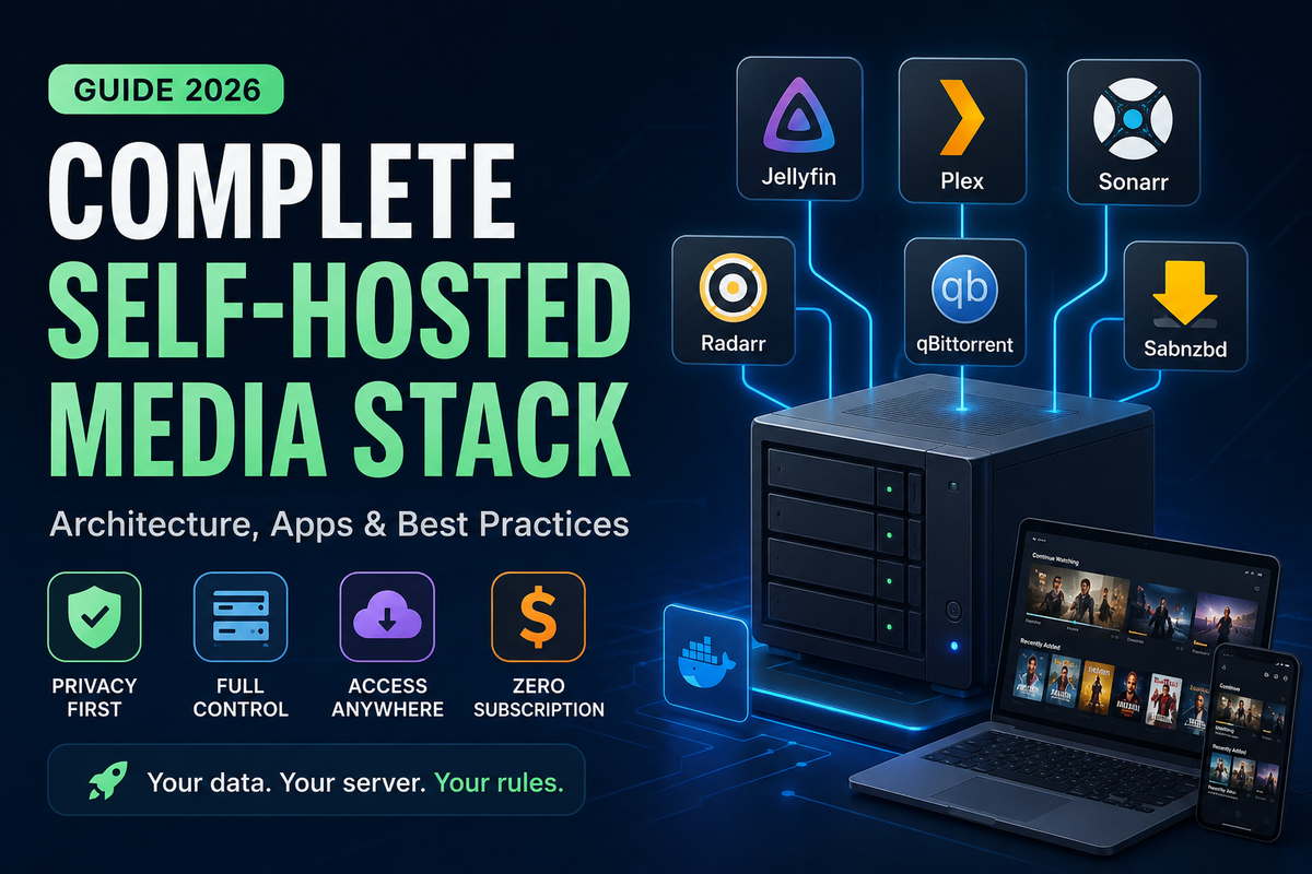 The Complete Self-Hosted Media Stack 2026: From Request to Stream (Full Architecture Guide)