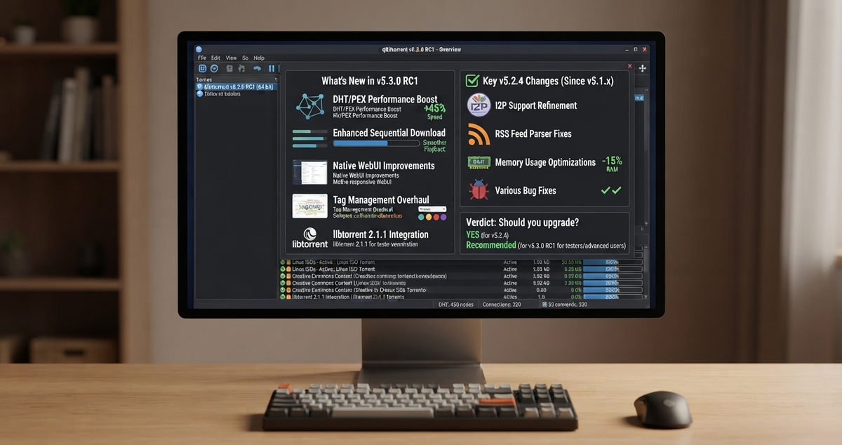 qBittorrent 5.2.4 and 5.3.0 RC1: What Changed and Should You Upgrade?