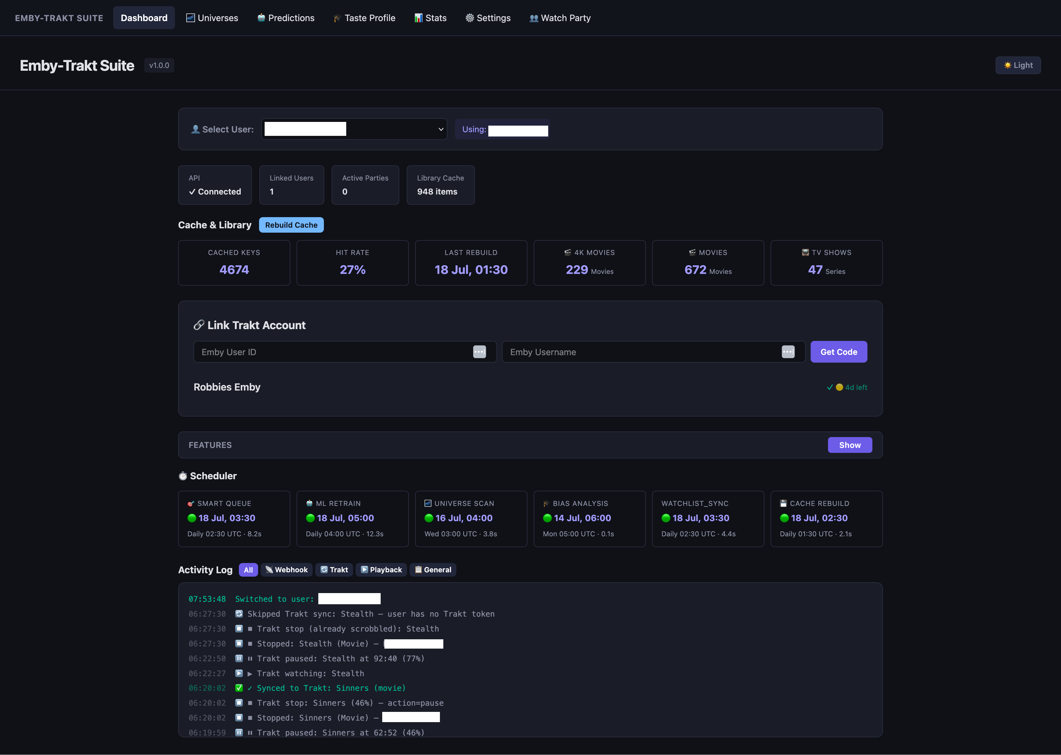 Full Watch Party Suite : Intergrated with Radarr/Sonarr/Trakt cover